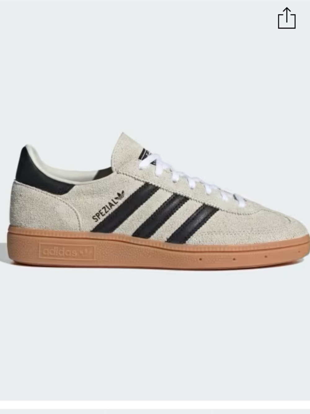 adidas Handball Spezial Sneakers — Cream/Black - 6.5 women’s